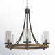 Stepas 6 Light Dimmable Chandelier