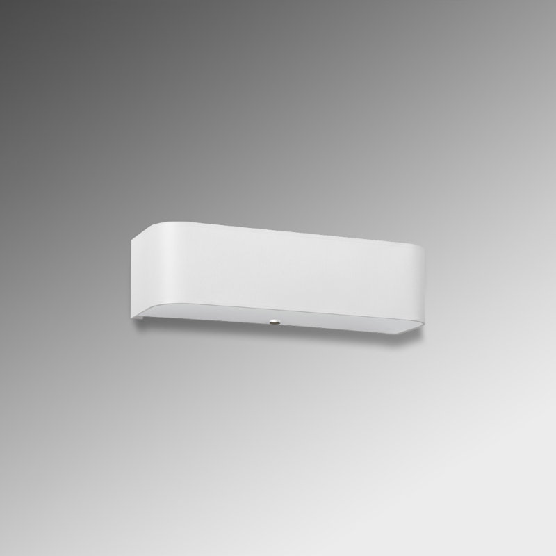 Delince Plastic Flush Mounted Sconce, White