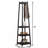 Vassen Coat Rack W/ 3-Tier Storage Shelves In Black Finish-661230467