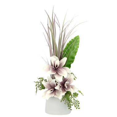 Kunstblume Magnolie Die & in Bewertungen Saisontruhe Vase