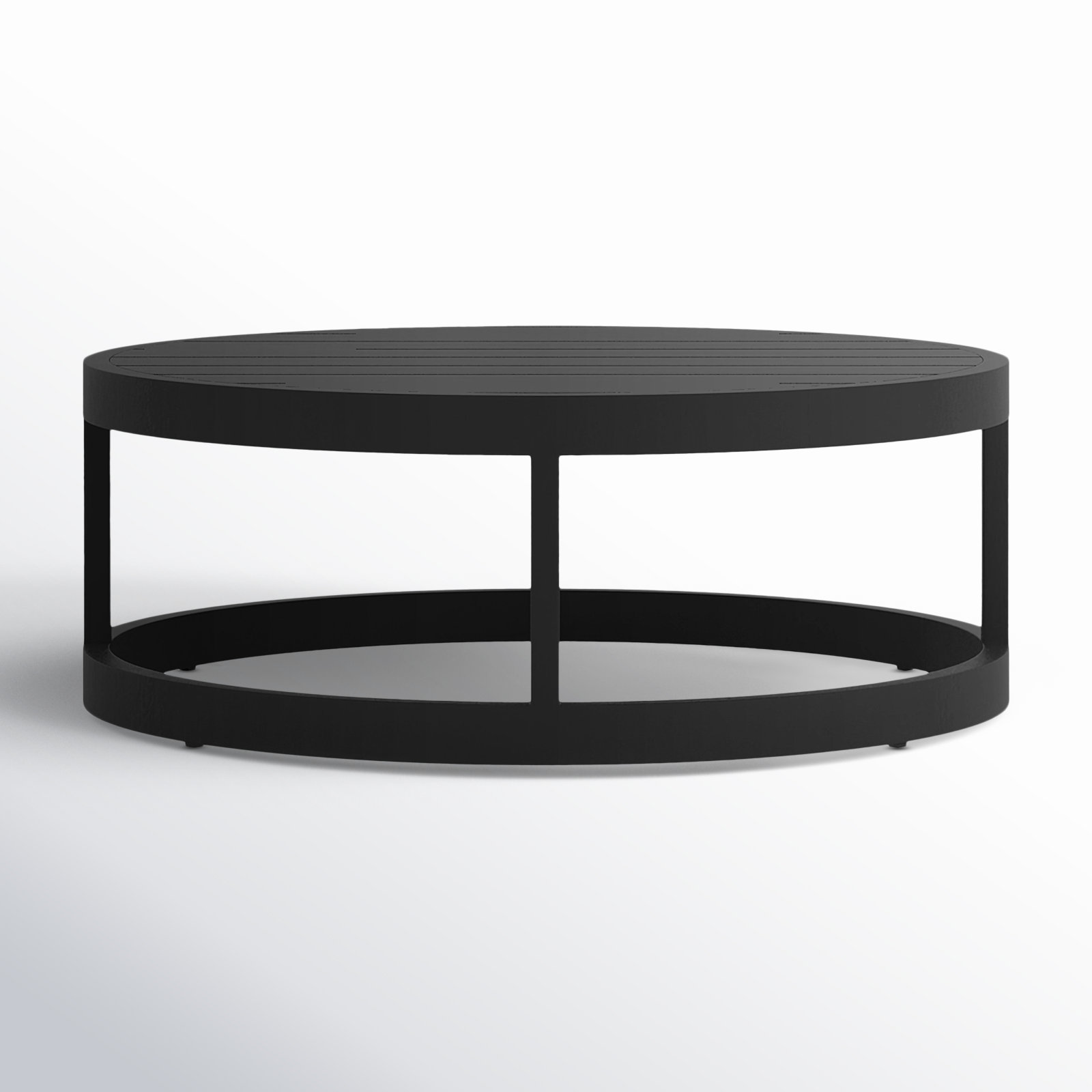 Bergeron 34" Patio Table, Black