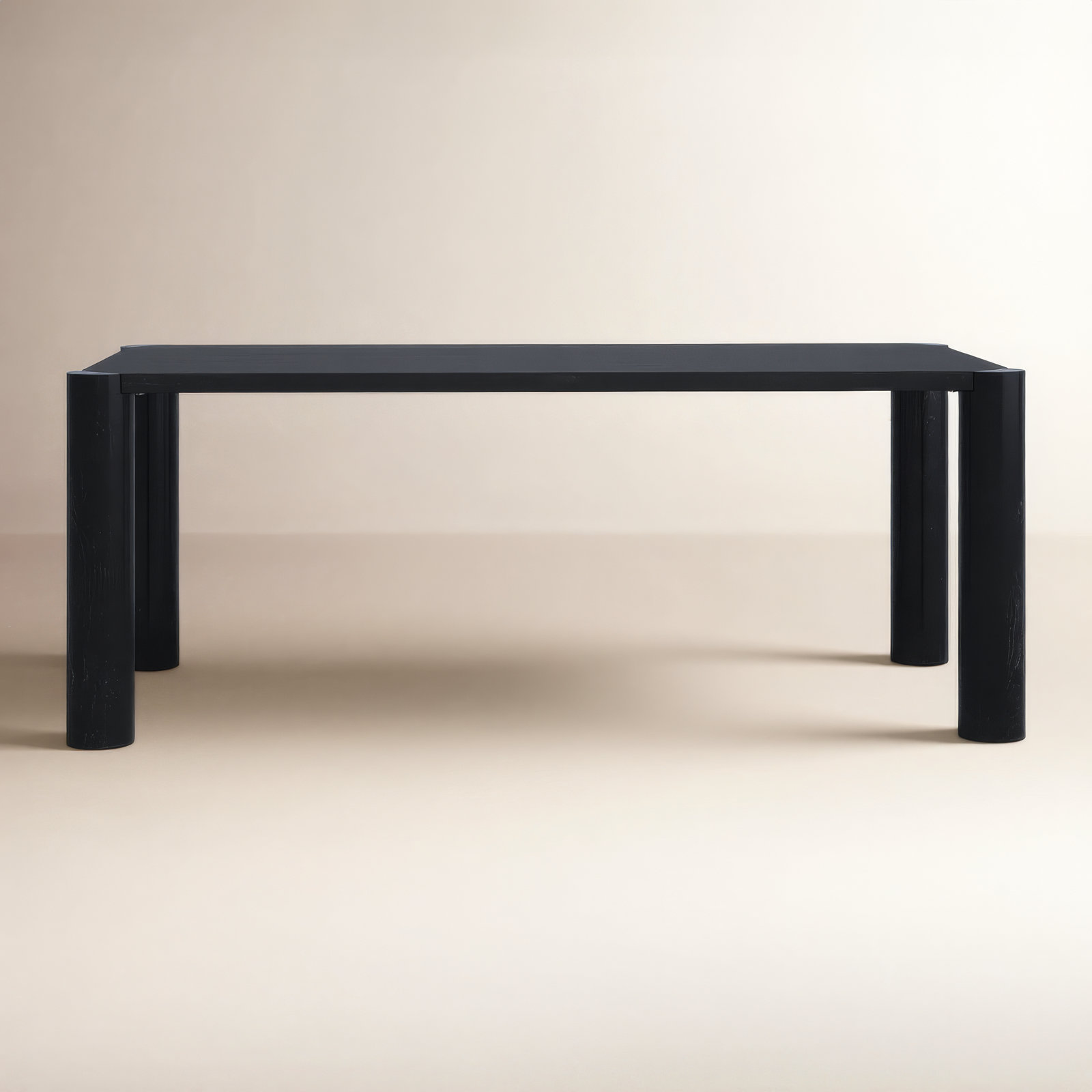 Channing Dining Table, Black, 36" W x 76" L