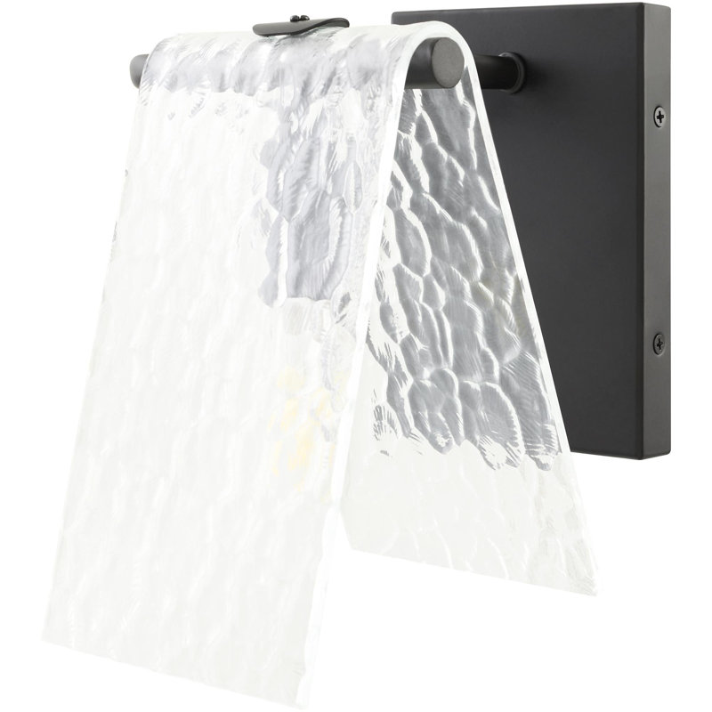 Applique murale Hearns, Noir mat