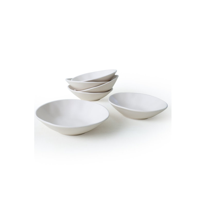 Brayden Studio Billur 100% CERAMIC STONEWARE Salad Bowl