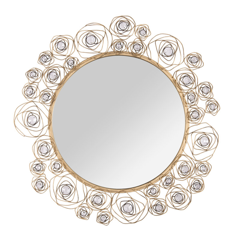 Metal Round Wall Mirror