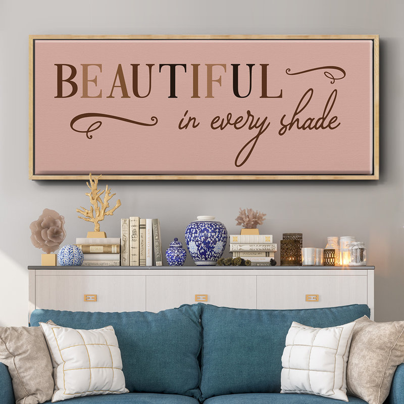 Every Shade - Toile encadrée, H 8 po x l 20 po