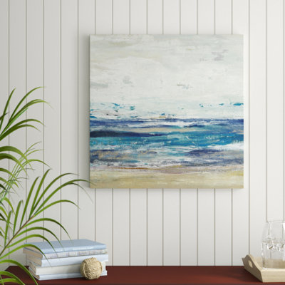 Indigo Horizon I by Studio W - Wrapped Canvas Painting