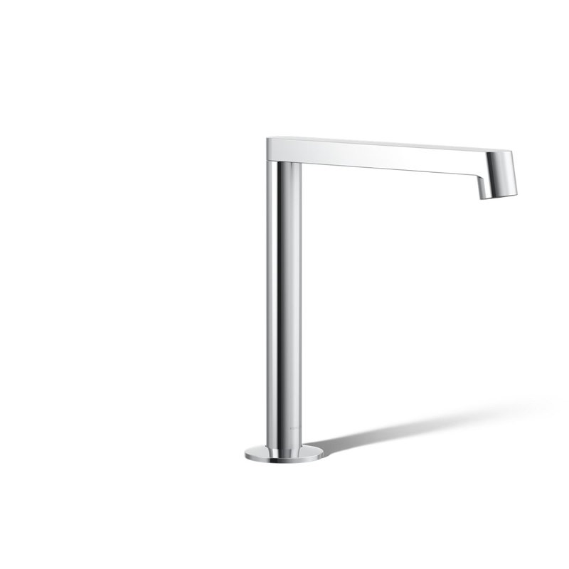 Components Deck-Mount Bath Spout With Row Design, Polished Chrome