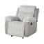 Fauteuil oscillant inclinable manuel transitionnel de style transitionnel gris-1077728465