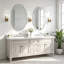 Miroir mural ovale biseauté