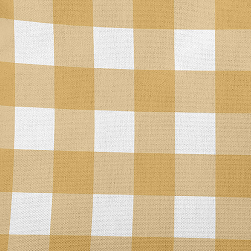  Housse et insert de coussin décoratif en polyester pour intérieur / extérieur E par Design, 18 po x 18 po, Moutarde dorée