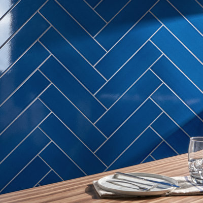 Radiant 4.43'' W x 17.62'' L Crackled Ceramic Subway Wall Tile (10.35 Sq. Ft. / Case)
