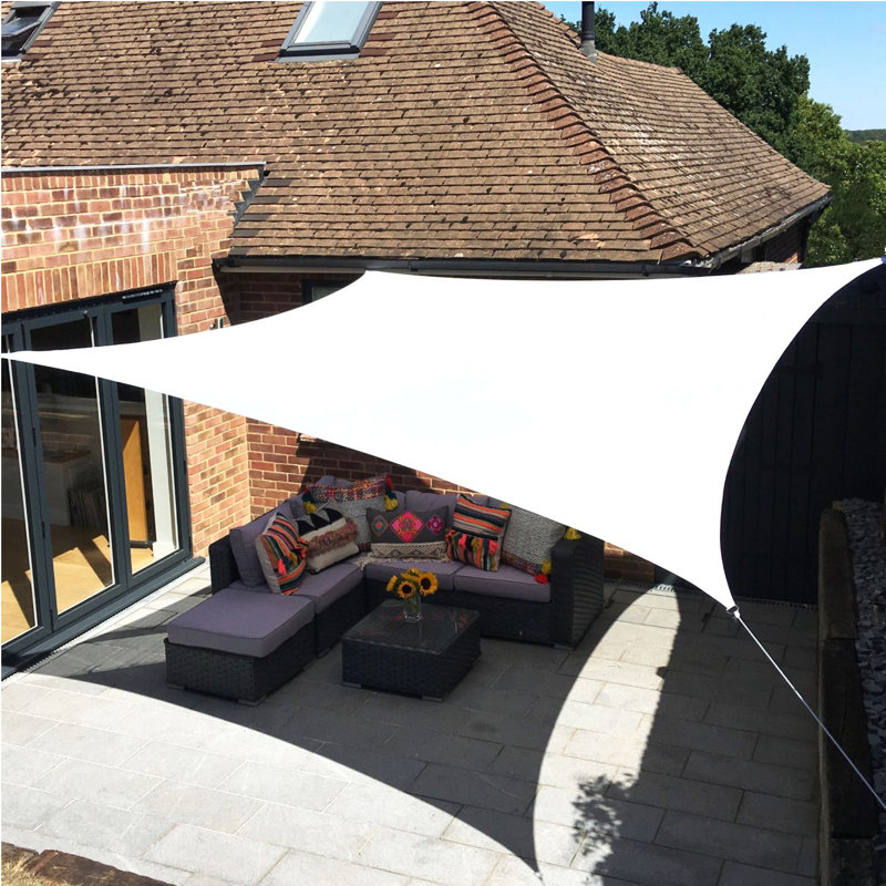 Demitri 4m x 4m Square Shade Sail, 4m W x 4m L