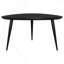 Table basse triangulaire noire en bois massif
