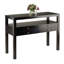 Console Jasso, deux tiroirs, tablette inférieure, espresso H 29,81 po x l 39,87 po x P 16,09 po