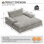 Canapé paresseux en chenille 80 po-338900449