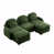 Ours en peluche vert est en rupture de stock