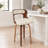 Swivel Faux Leather Counter Height Bar Stools-1141682187-1157621654