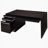 Halston Cappuccino 3-Drawer Office Computer Desk