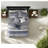 Luxurious Navy Jacquard Bedding Sets, Polyester Elegance For Bedroom