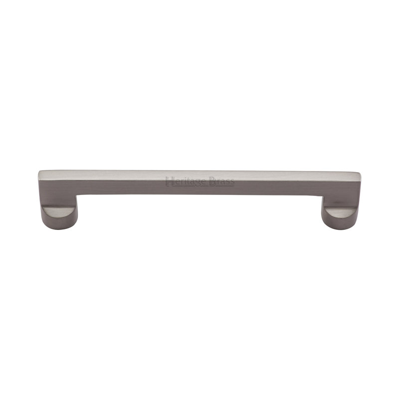 Heritage Brass Heritage Cabinet Pull Apollo Design, Satin Nickel, 25.6cm H x 0.9cm W x 3.5cm D