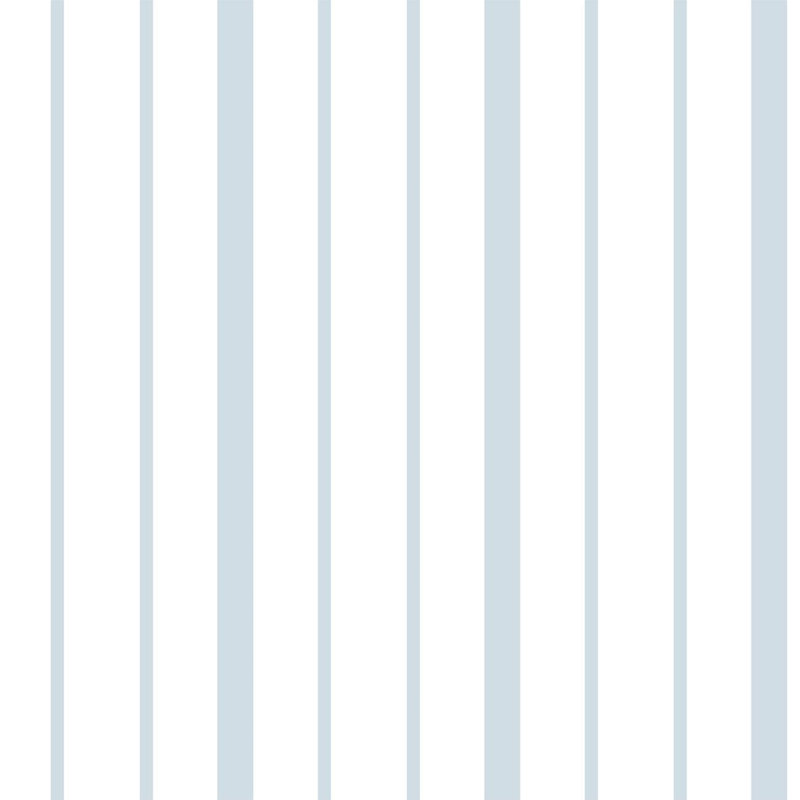 Rouleau de papier peint à rayures bleues et blanches L 8,5 pi x l 24 po