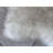 Faux Bison Skin Fur Shag Area Rug in White with Brown Tips-95756281