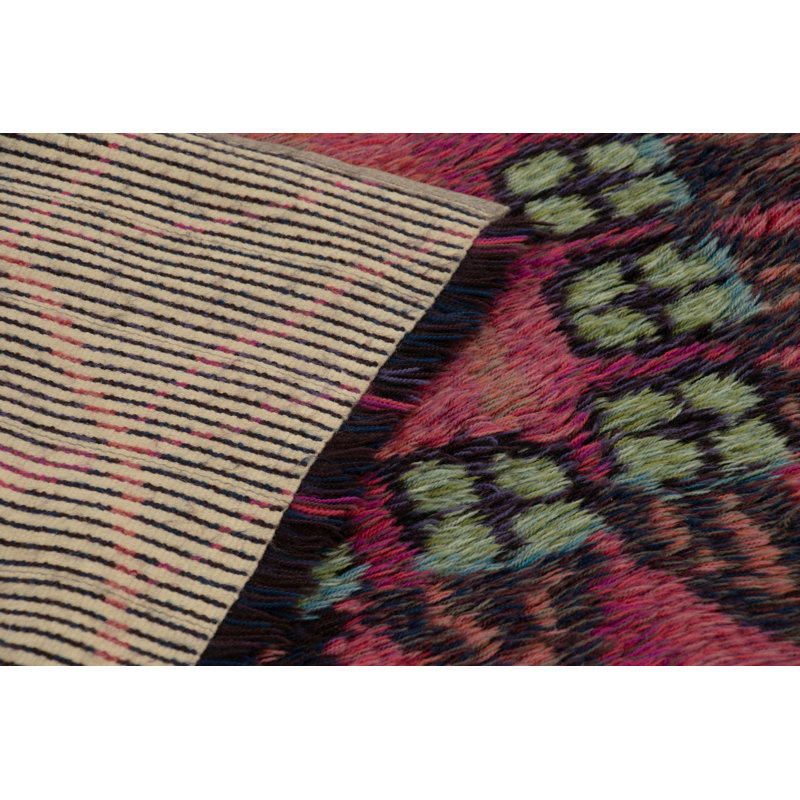 Scandinavian One-of-a-Kind 4'6x6'5 Hand Knotted Area Rug