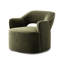 BLYTHE Swivel Armchair Chair with Ottoman-119302266