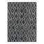 Tapis intérieur / extérieur en polypropylène géométrique tissé à la machine en turquoise / beige-88520995