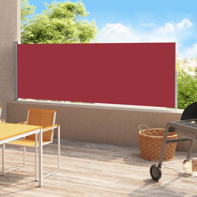 Dakota Fields Fabric Cover Motorised Retractable Side Awning