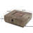 Wellington Square Iron Fire Pit With Wood Pattern Design And 50,000 BTU Output