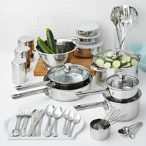 Wolfgang Puck 25th Anniversary 25-piece Stainless Steel Cookware Set