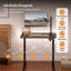 Adjustable Height Steel Standing Desk-93657105-93657108