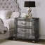 Table de chevet 2 tiroirs Antique Platinum