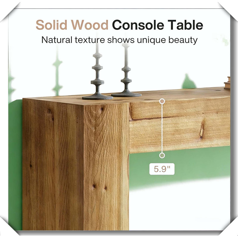 Table d'appoint en bois Minimalist