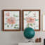 Rose Contour - ensemble de 2 peintures sur toile encadrées-1702167010-1702167011