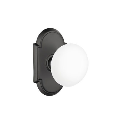 Privacy Door Knob with Arch Rosette