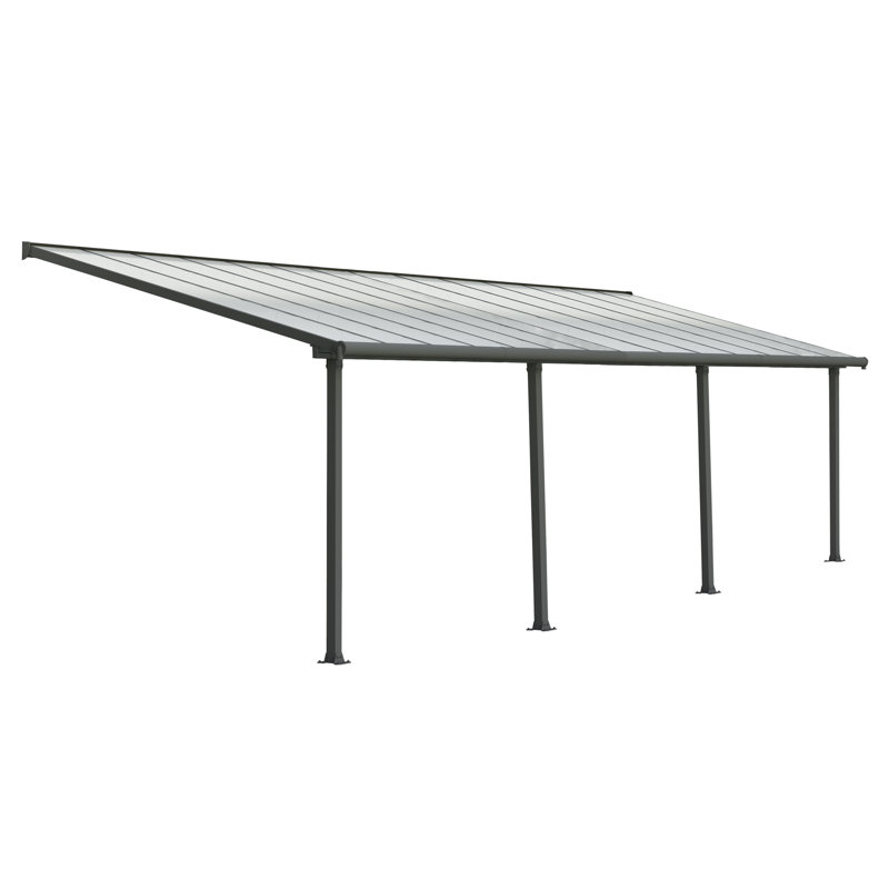 Olympia Awning, Grey, 3m H x 8.6m W x 3m D