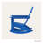 POLYWOOD Modern Adirondack Rocking Chair-50289035