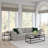 Duran Glass Top End Table