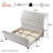 Velvet Upholstered Platform Sleigh Bed-1494901178