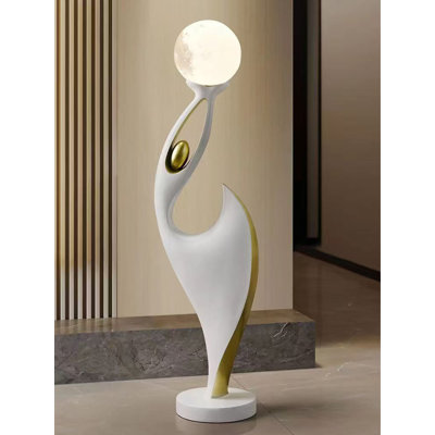 Lampe sur pied en résine Simple Art