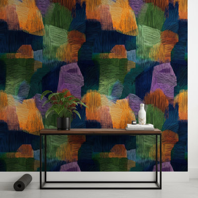 Abstract Wallpaper Geometric Modern Wall Mural