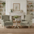Fauteuil d'appoint à oreilles avec accoudoirs et accoudoirs de 30,5 po de large avec accoudoirs latéraux Arrissa