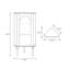 Armoire d'angle 39,76 po H