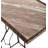 Algis Marble Top End Table