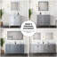 Ensemble de meuble-lavabo, robinet et miroirs, portes et tiroirs 34 po-1866448634