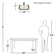 Luminaire suspendu 5 lumières 