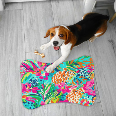 Preppy Wildcat Designs - Tapis d'alimentation en os 1 pièce
